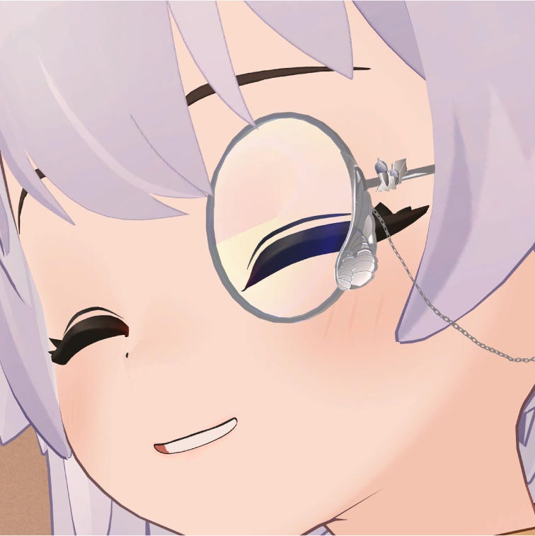 【アウルカ専用】羽根モチーフモノクル for Aulka