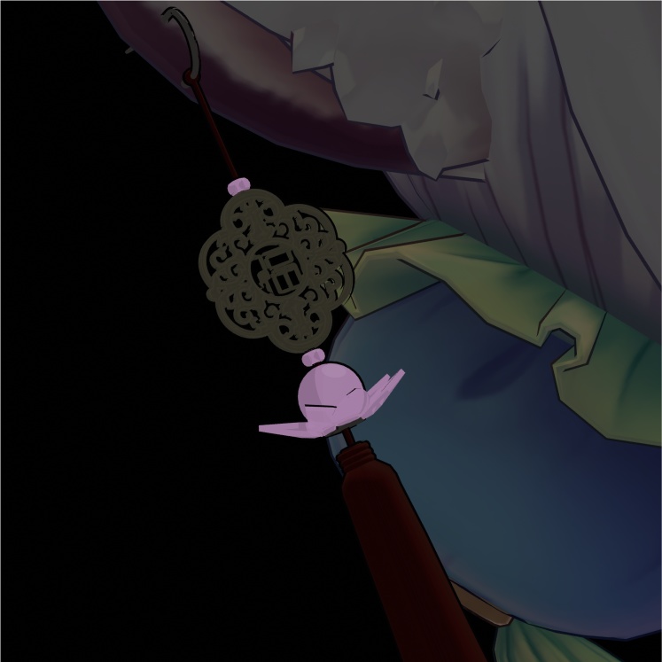 中華風耳飾り 瑞煌天環(ずいこうてんかん)