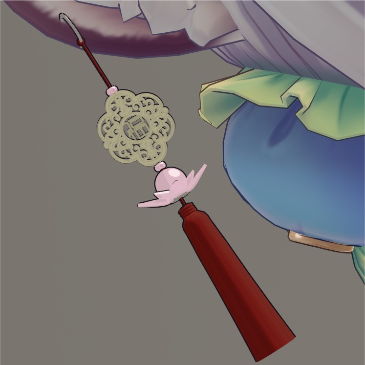 中華風耳飾り 瑞煌天環(ずいこうてんかん)