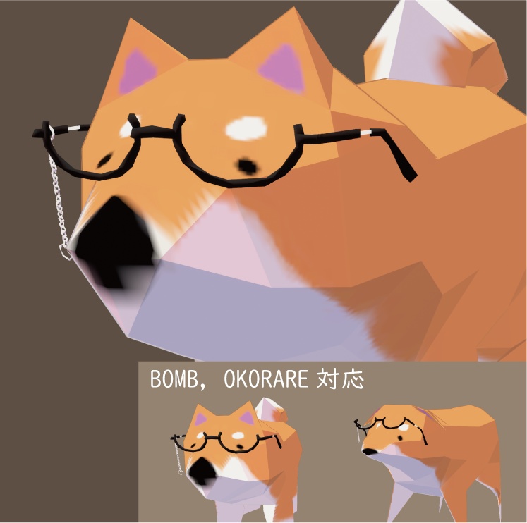 【11アバター対応】フェイクグラス insomnia(インソムニア)【伊達眼鏡】