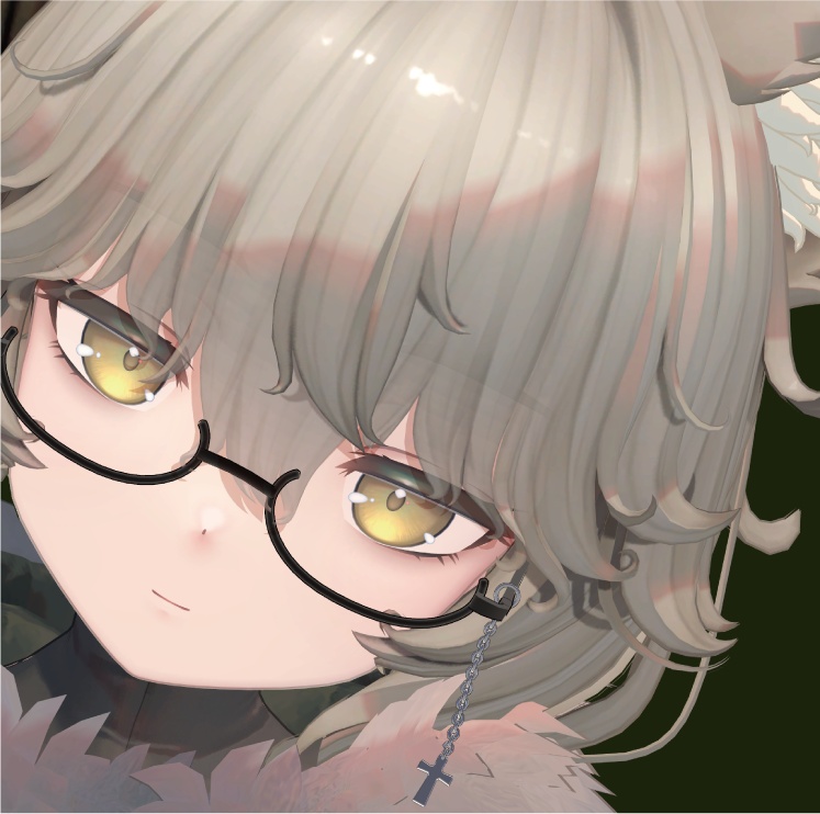 【12アバター対応】フェイクグラス insomnia(インソムニア)【伊達眼鏡】