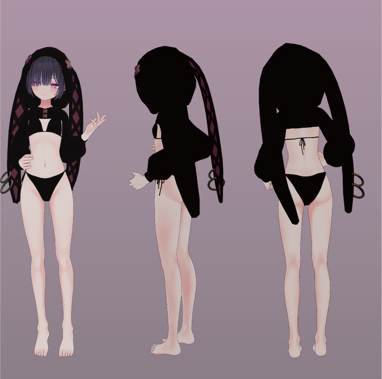【ミリアム専用】スイムウェア「Lapin de Nuit (ラパン・デ・ニュイ)」