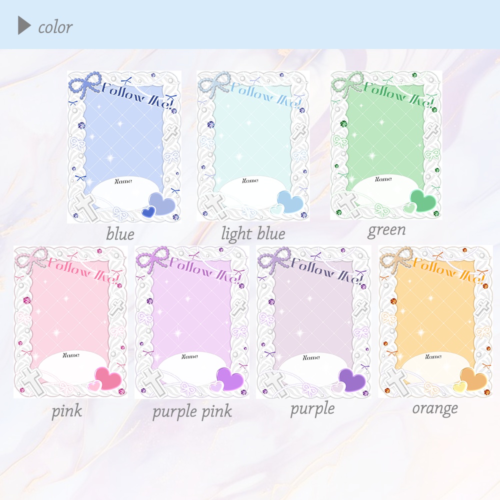 【フリー素材】推し活!デコトレカケース風宣伝画像🩵