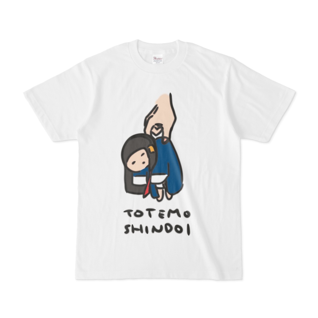 無感情な幽霊さんTシャツ