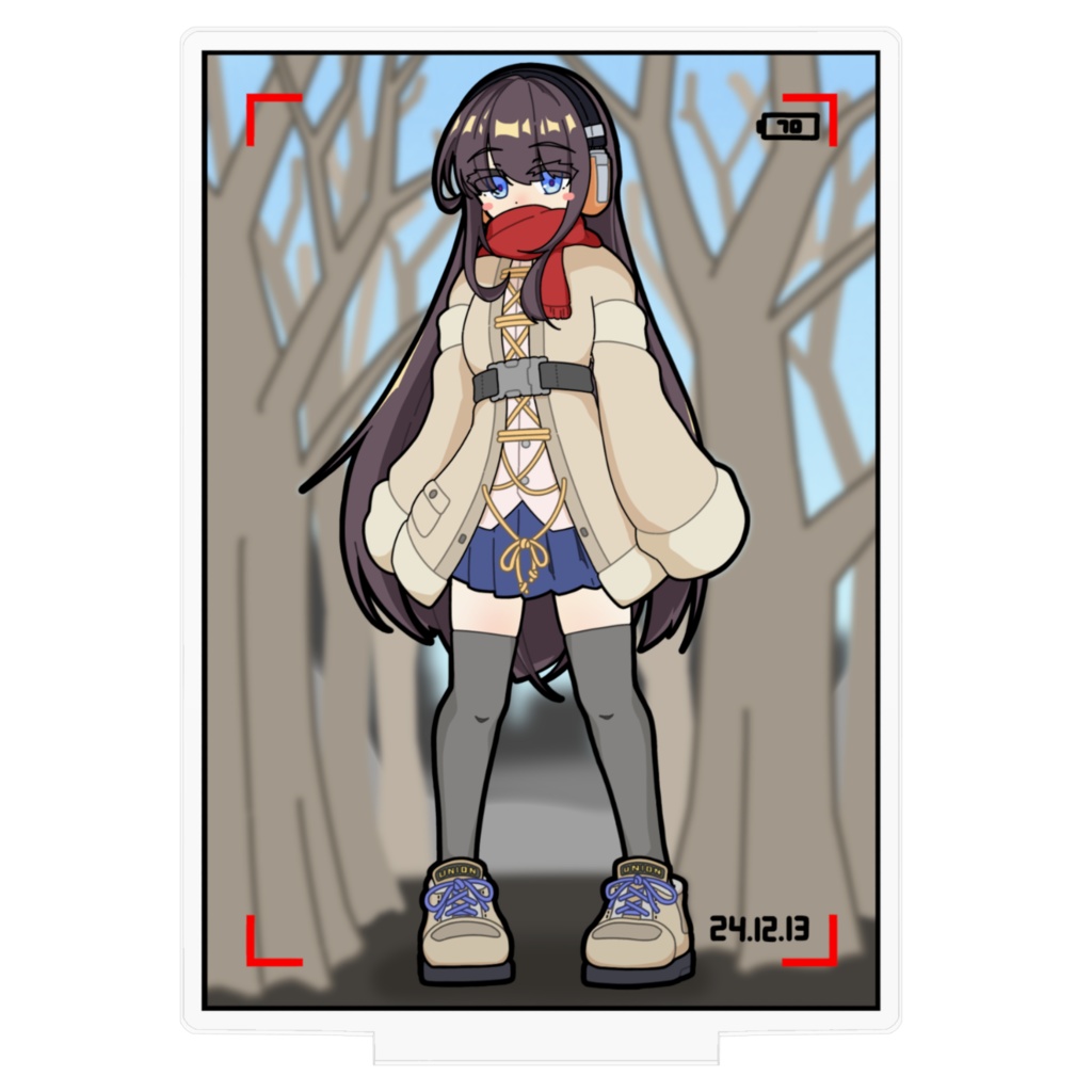 冬幽霊さん写真風アクスタ