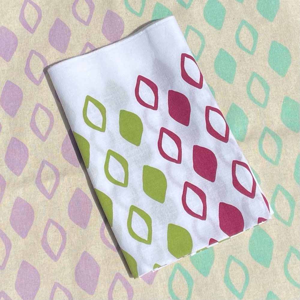 おいもと葉っぱ概念手ぬぐい