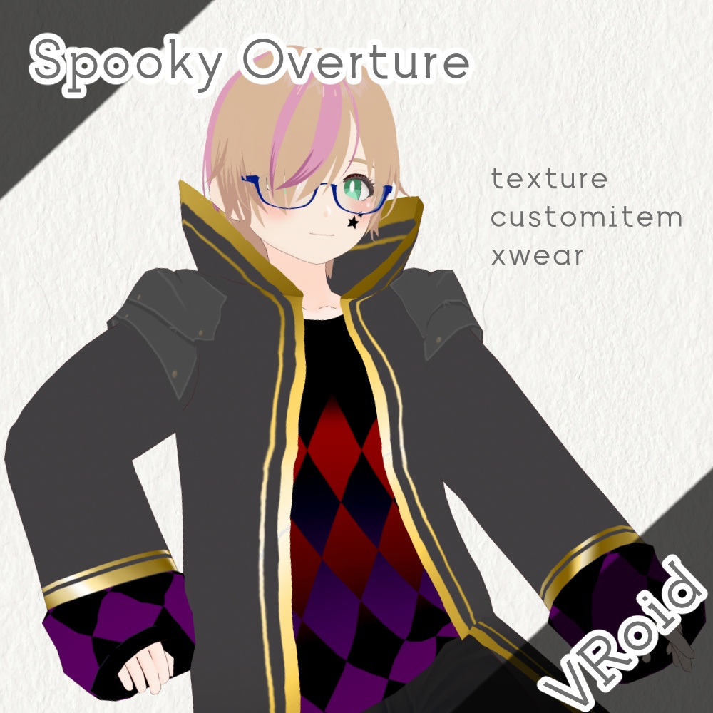 【VRoid clothes set】Spooky Overture [texture/customitem/xwear]