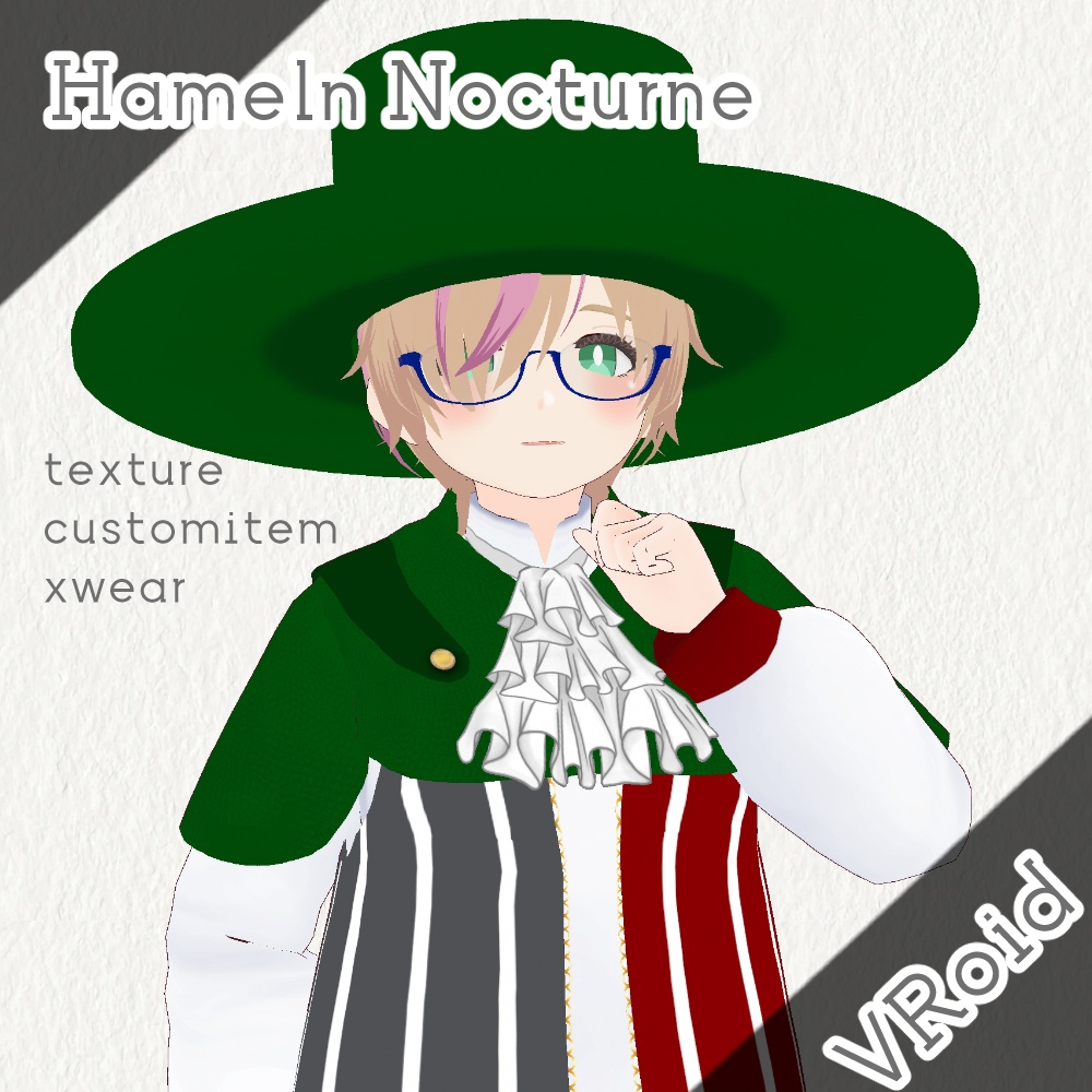 【VRoid clothes set】Hameln Nocturne [texture/customitem/xwear]