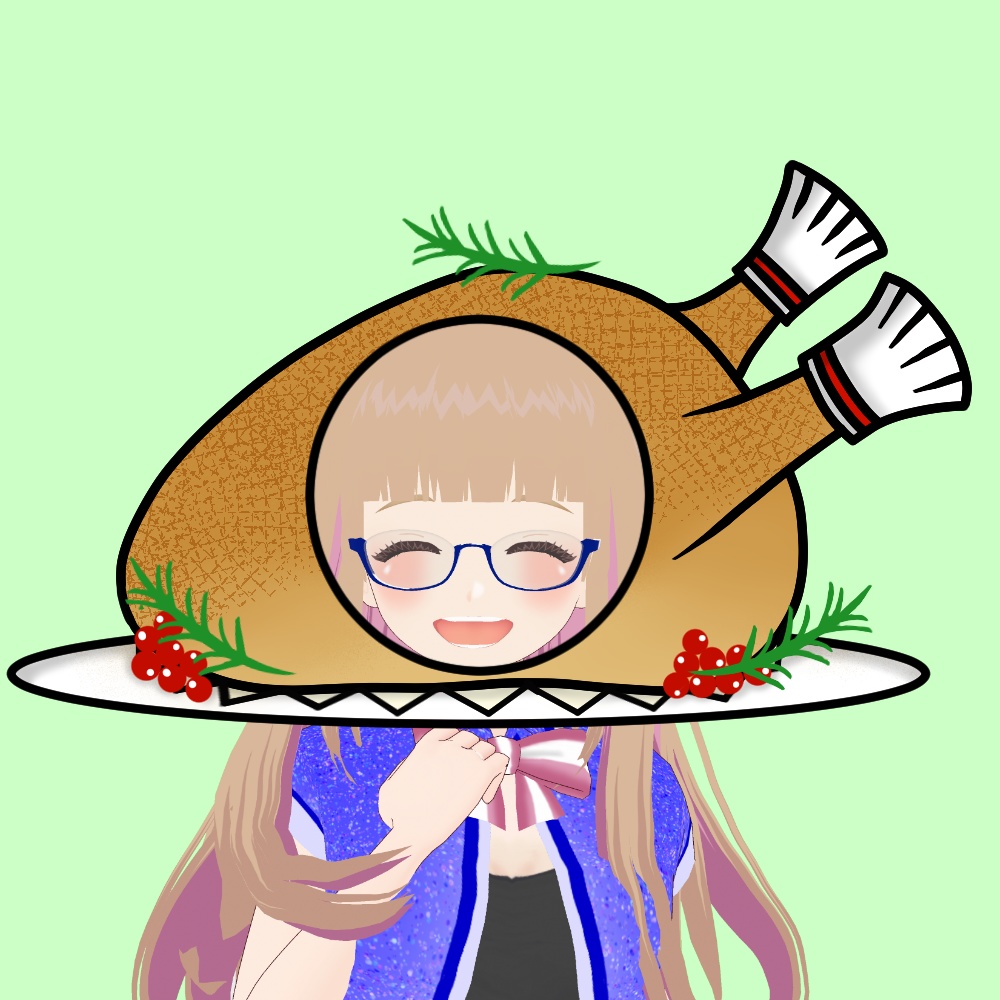 気が向いたので描いた七面鳥パネル