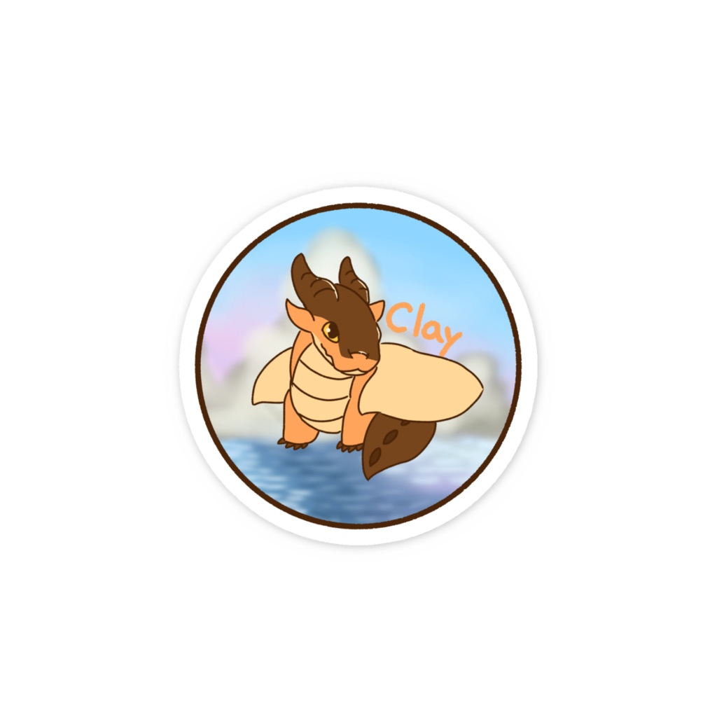 運命のドラゴン ステッカー