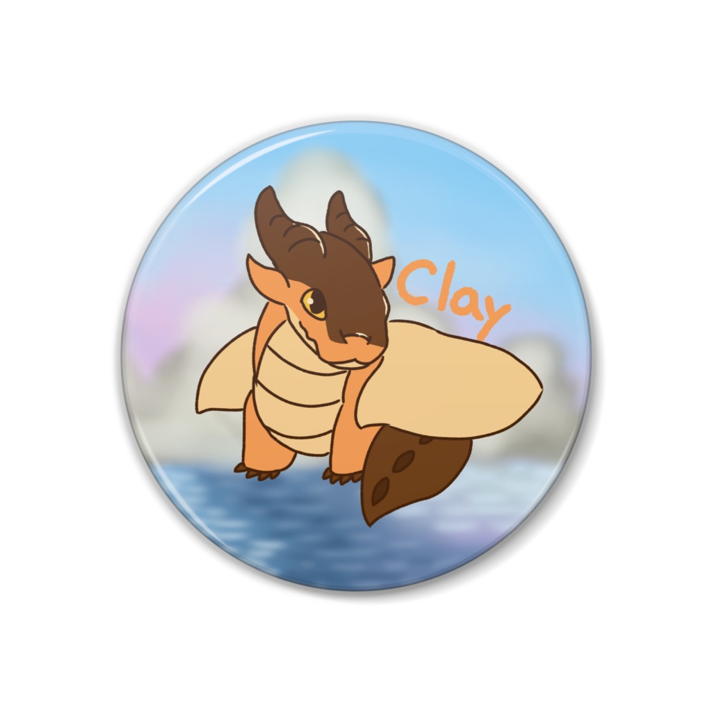 運命のドラゴン 缶バッジ