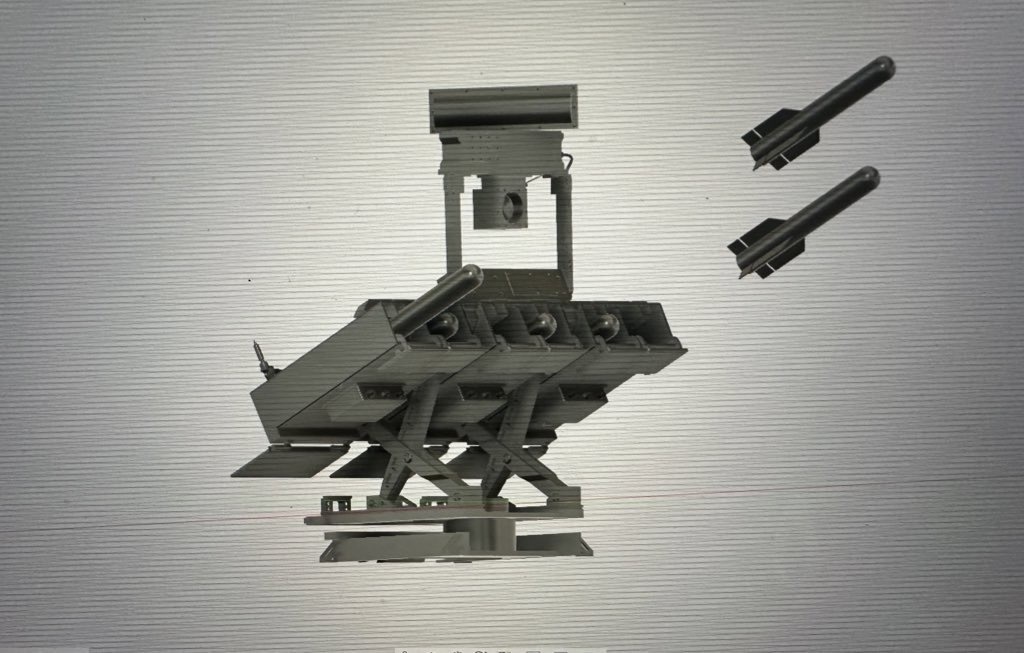 1/35 中距離多目的誘導弾(展開状態)ファインモールド高機動車用改造キット