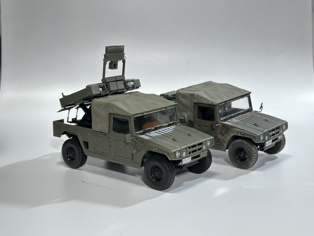 1/35 中距離多目的誘導弾(展開状態)ファインモールド高機動車用改造キット