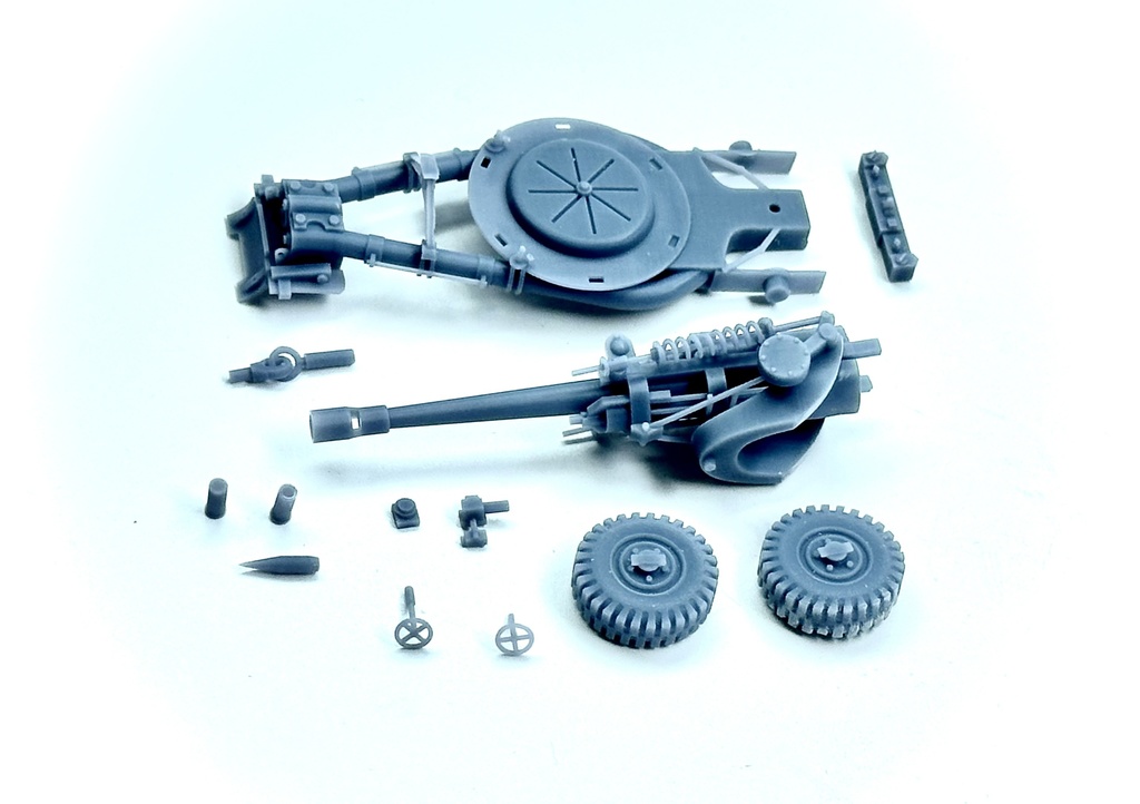 1/72 L118(M119)105mm榴弾砲【走行状態】