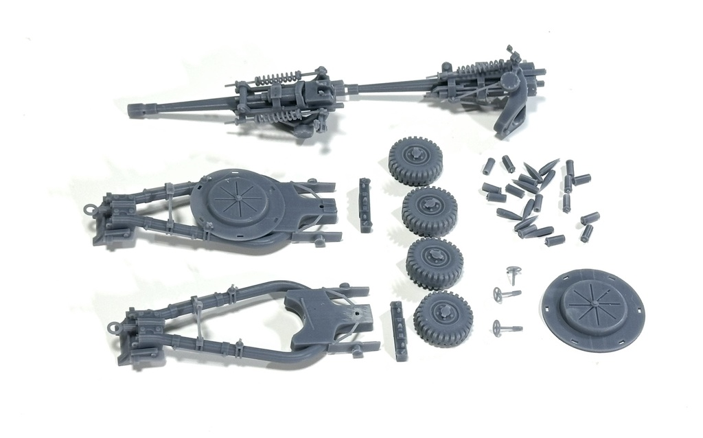 1/72 L118(M119)105mm榴弾砲【展開&走行2台セット】