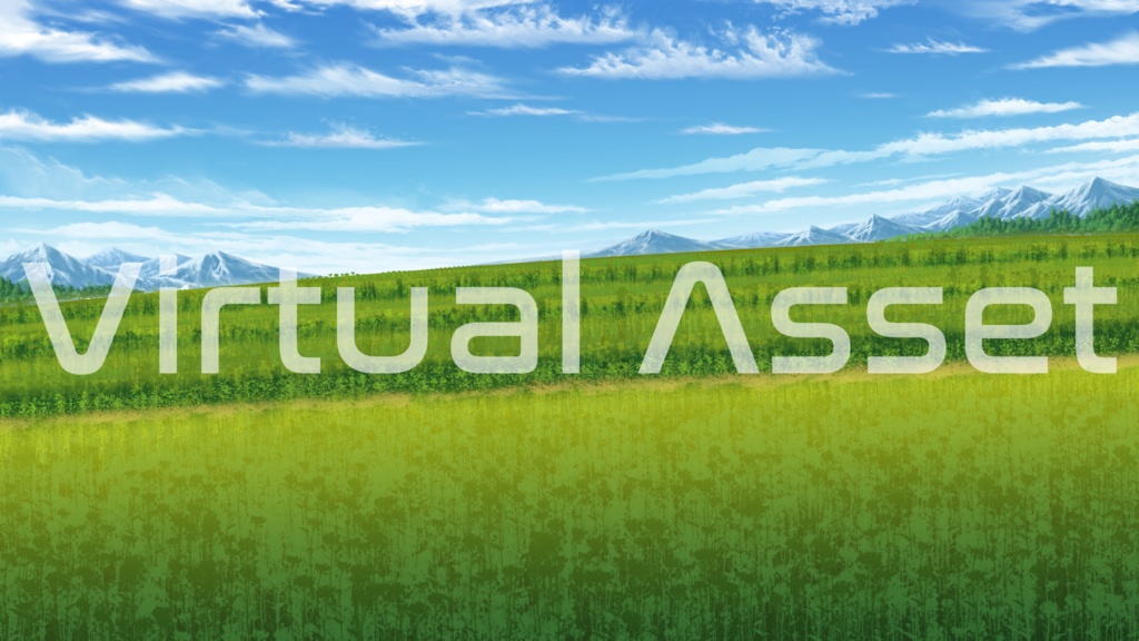 菜の花畑背景【VTuberさん向け】