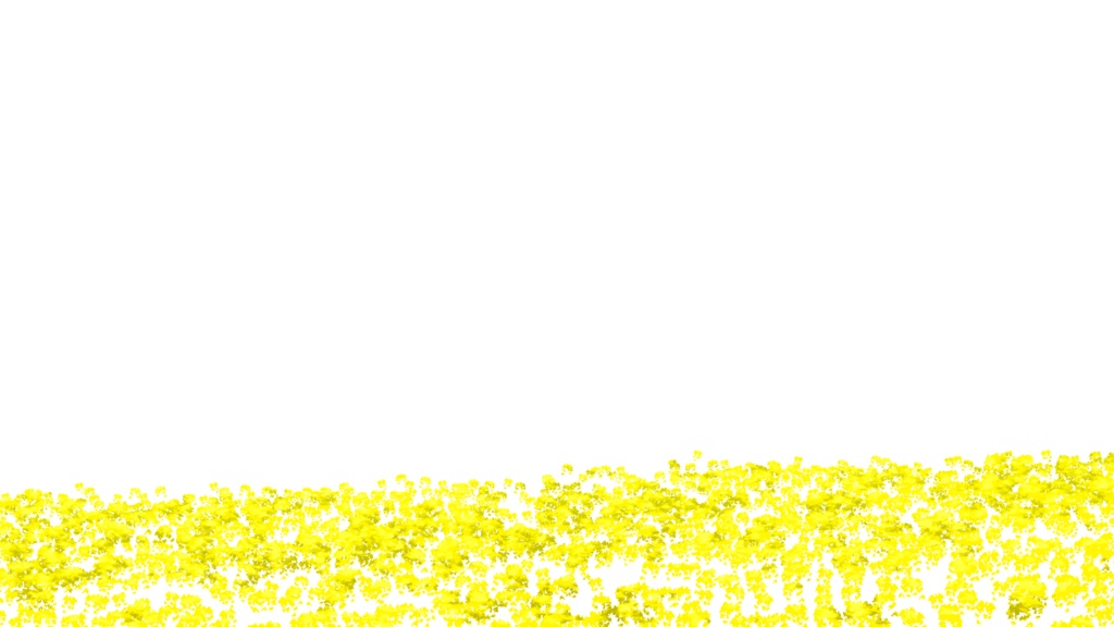 菜の花畑背景【VTuberさん向け】