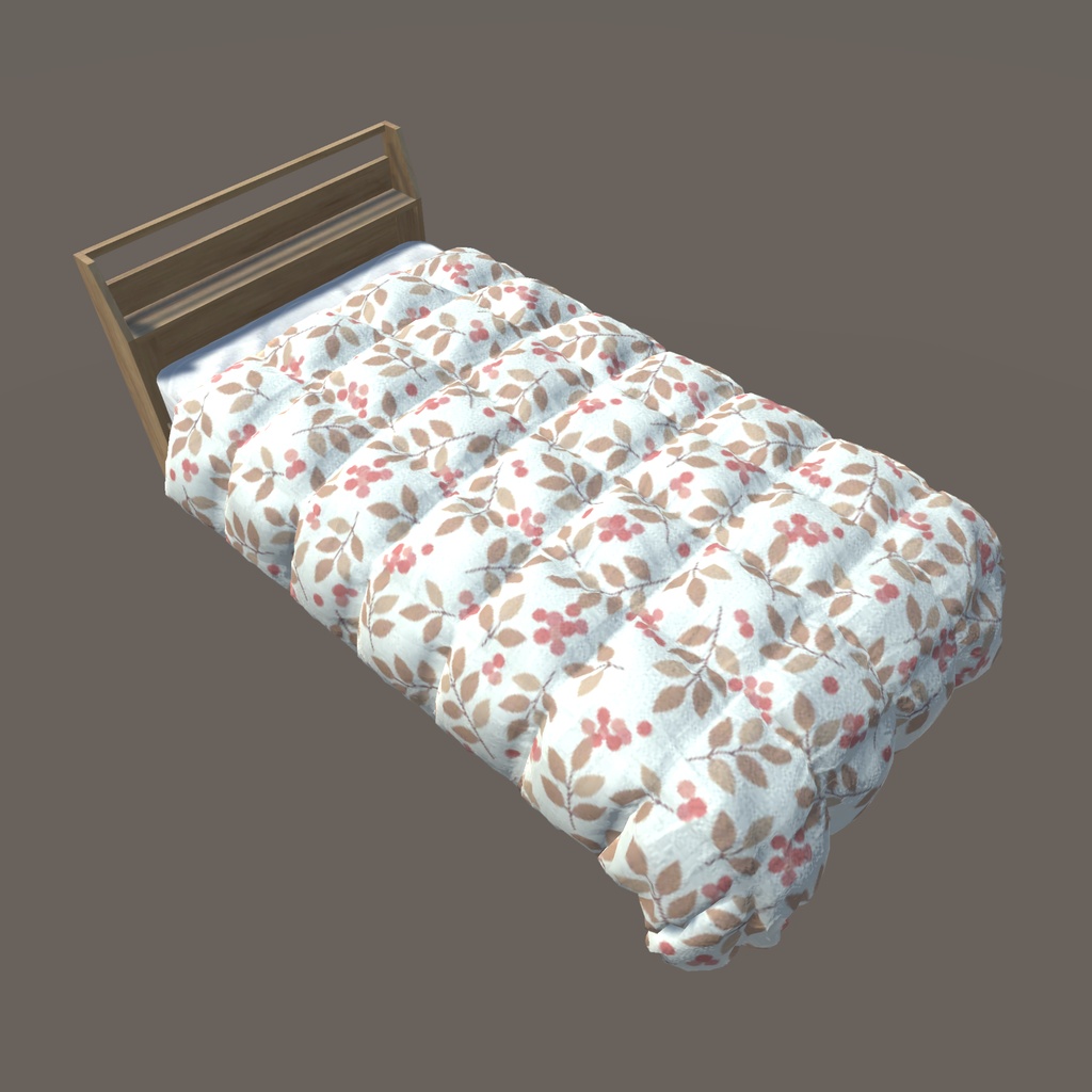 【VRChat向け】ベッド(40パターン有り)