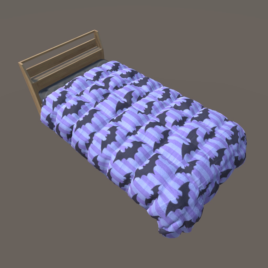 【VRChat向け】ベッド(40パターン有り)