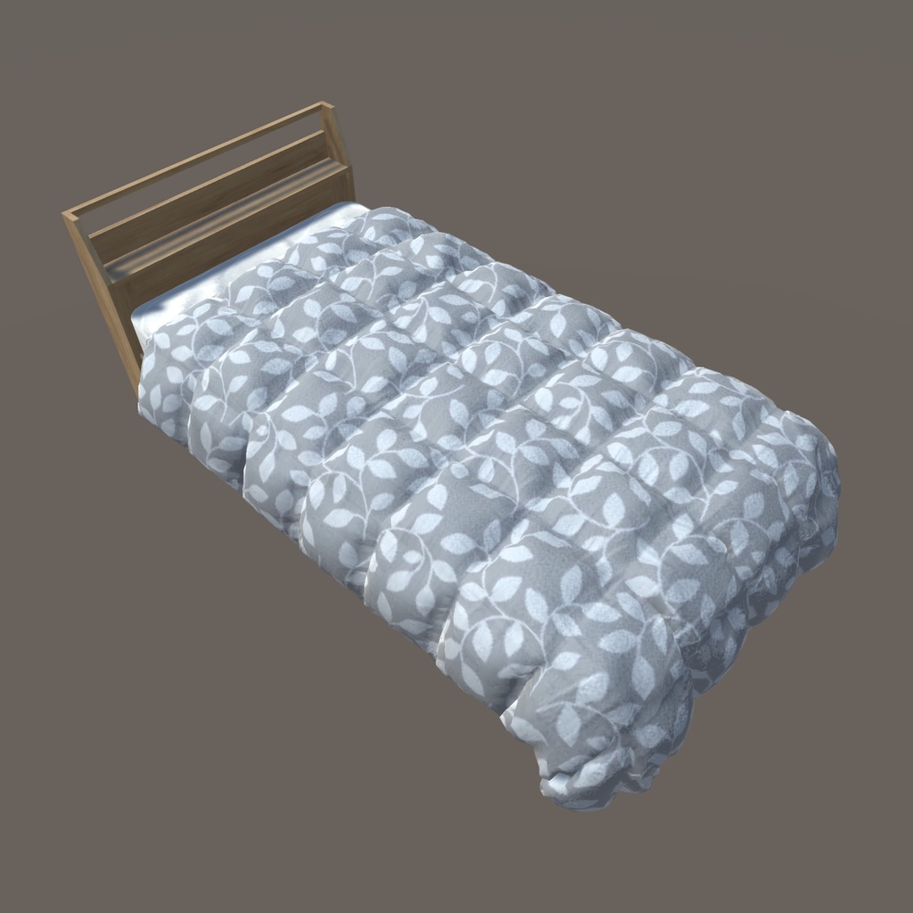 【VRChat向け】ベッド(40パターン有り)