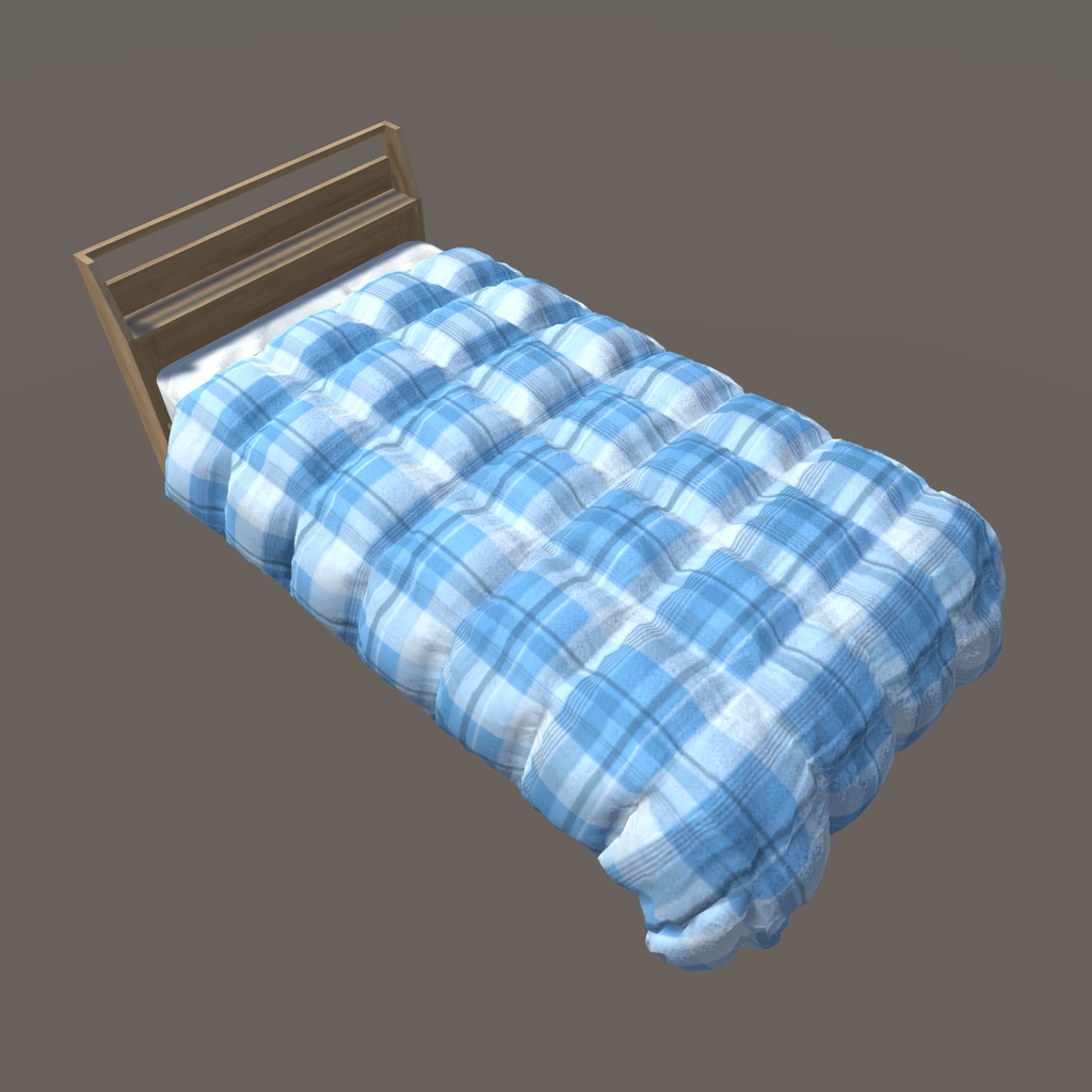 【VRChat向け】ベッド(40パターン有り)