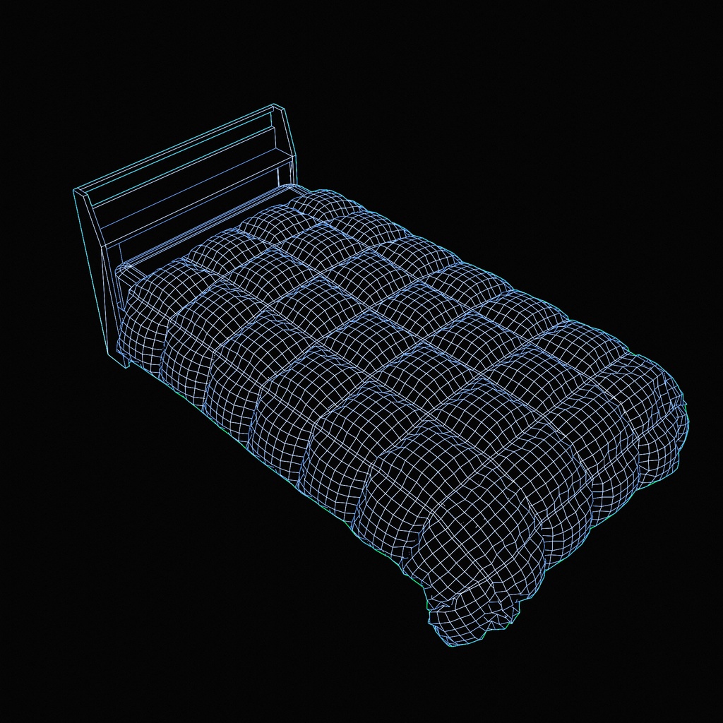 【VRChat向け】ベッド(40パターン有り)