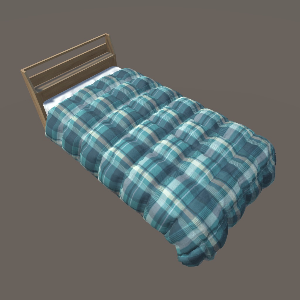 【VRChat向け】ベッド(40パターン有り)