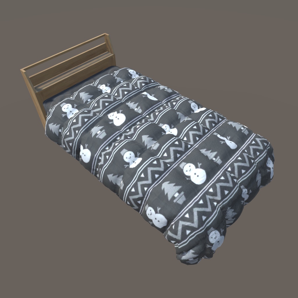 【VRChat向け】ベッド(40パターン有り)