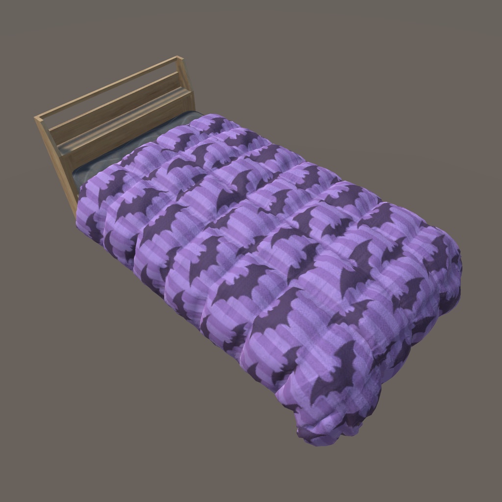 【VRChat向け】ベッド(40パターン有り)