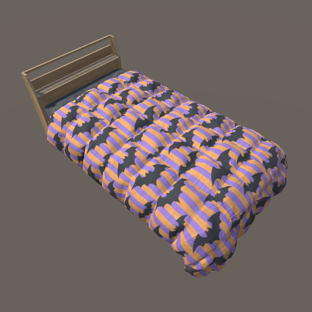 【VRChat向け】ベッド(40パターン有り)