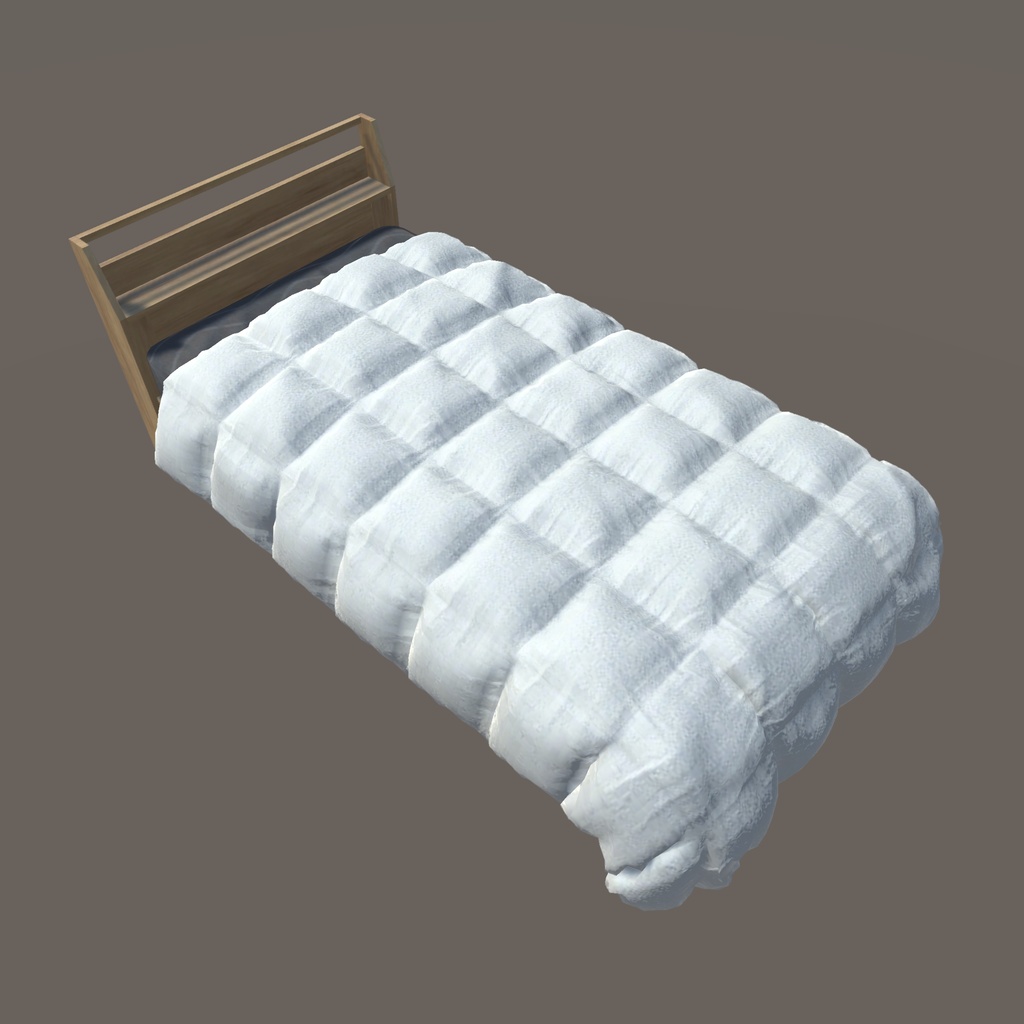 【VRChat向け】ベッド(40パターン有り)