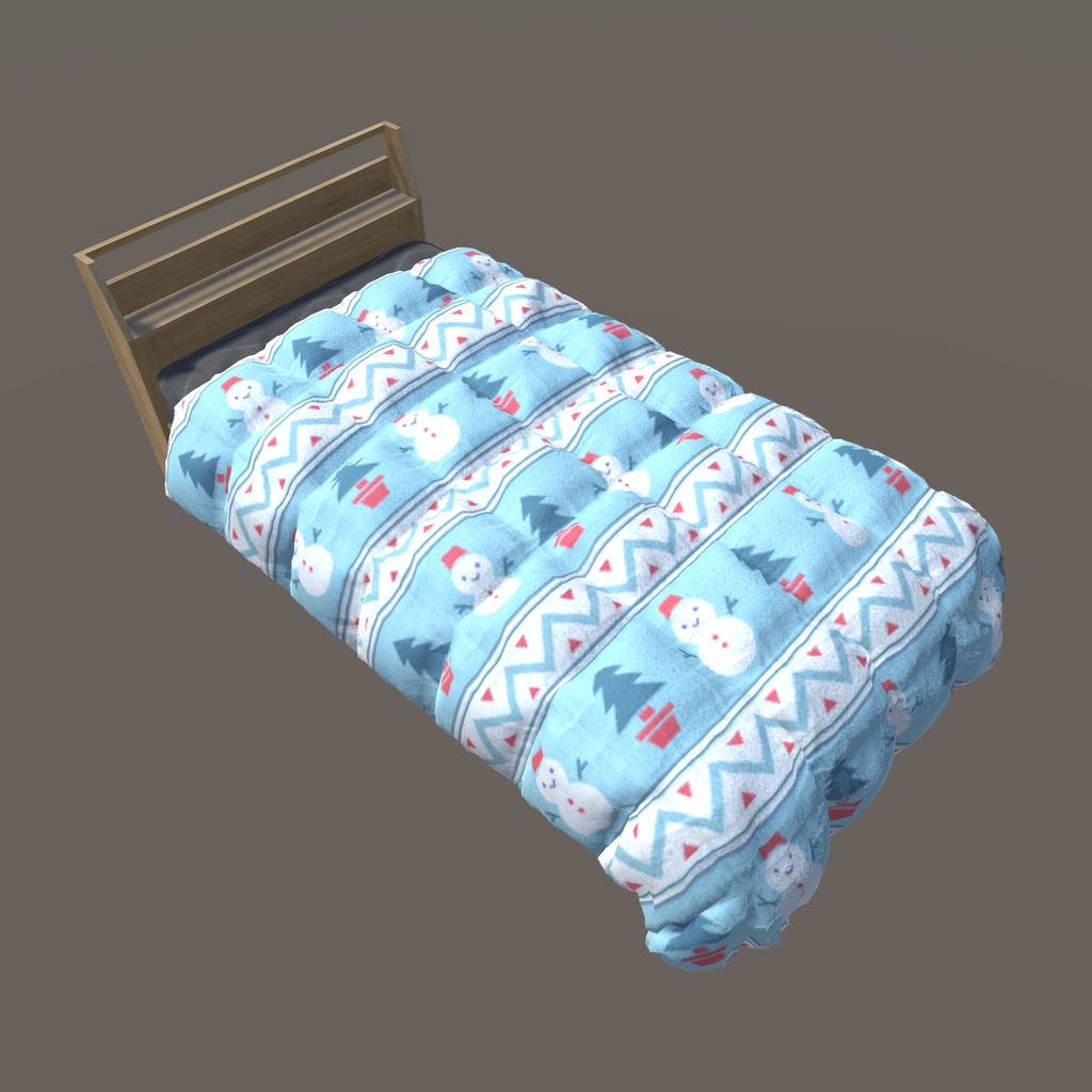 【VRChat向け】ベッド(40パターン有り)