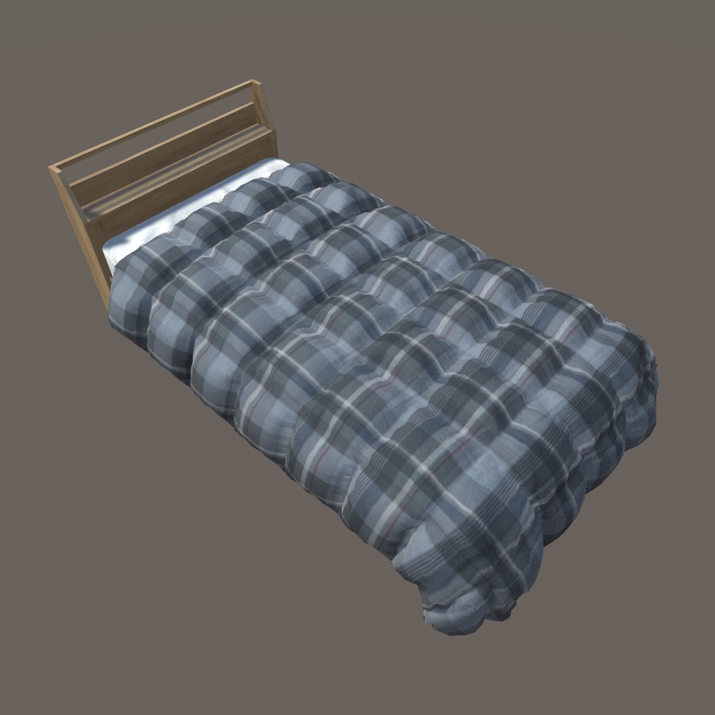 【VRChat向け】ベッド(40パターン有り)