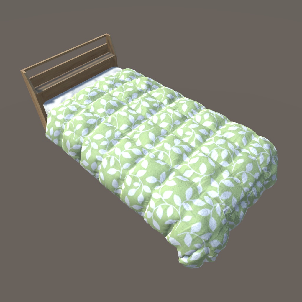 【VRChat向け】ベッド(40パターン有り)