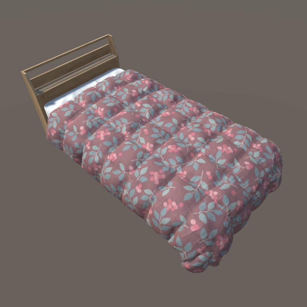 【VRChat向け】ベッド(40パターン有り)