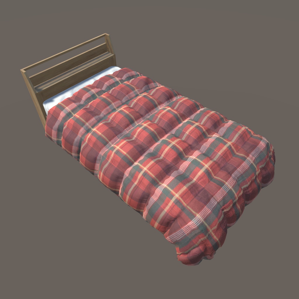 【VRChat向け】ベッド(40パターン有り)