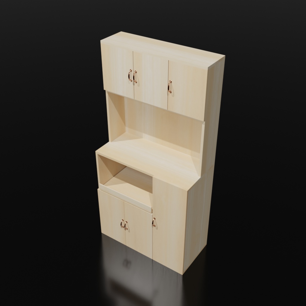 食器棚(キッチンボード)【VRChat可】