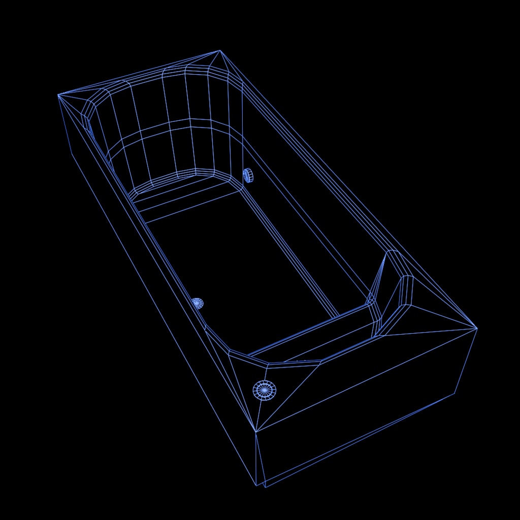 浴室セット(シャワー・バスタブ)【VRchat可】