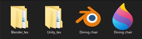 ダイニングチェア【VRChat可】