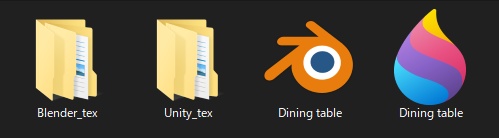 ダイニングテーブル【VRChat可】