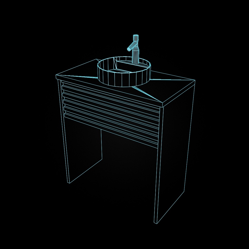 洗面台_小【VRChat可】