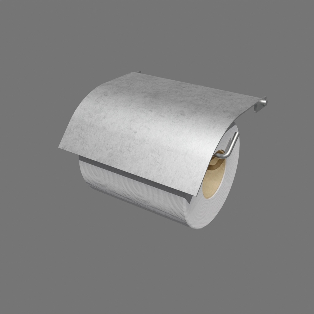 トイレットペーパーホルダー【VRChat可】