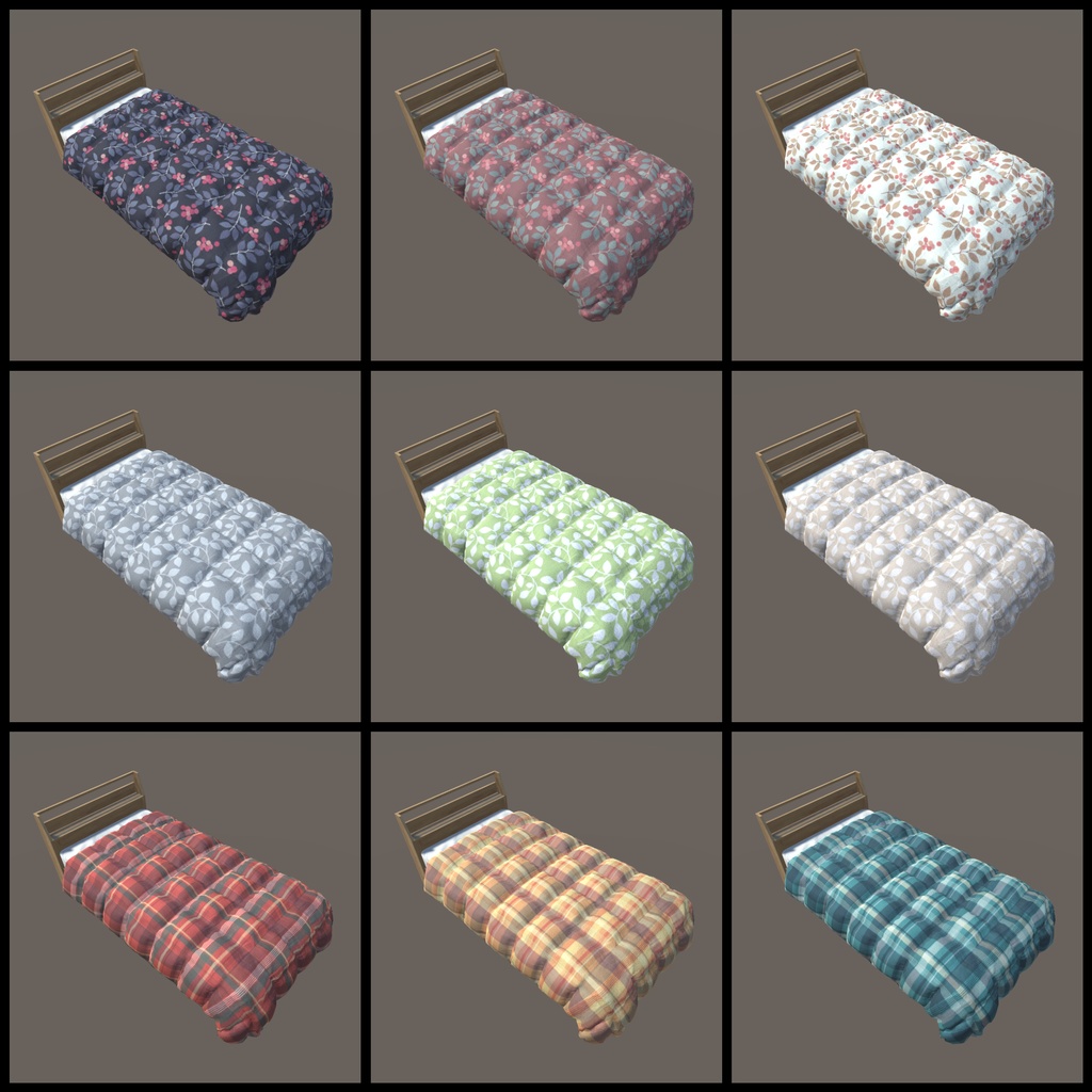 【VRChat向け】家具セット(26種)