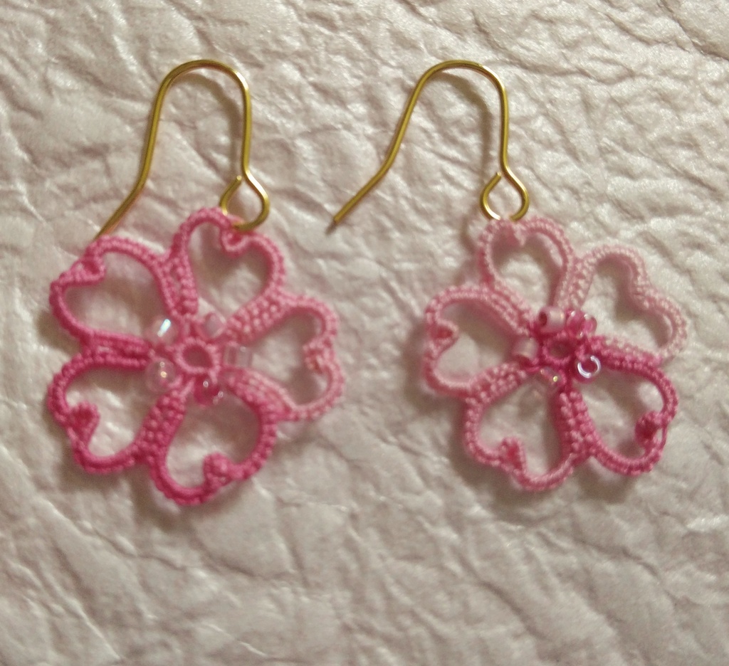 シリーズ<桜花>ピアス