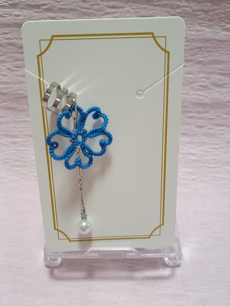 シリーズ<桜花>イヤカフ・パール