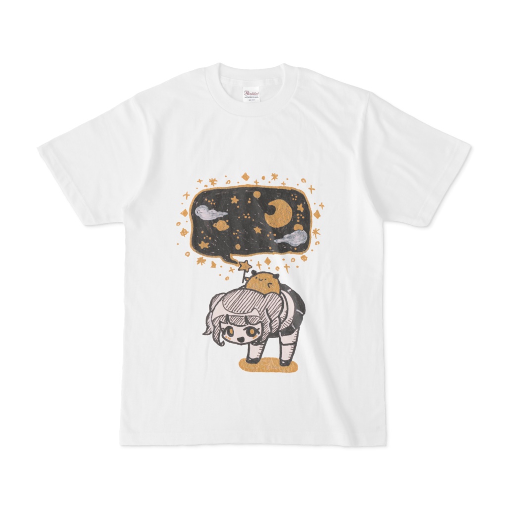 夜空の魔法使いTシャツ