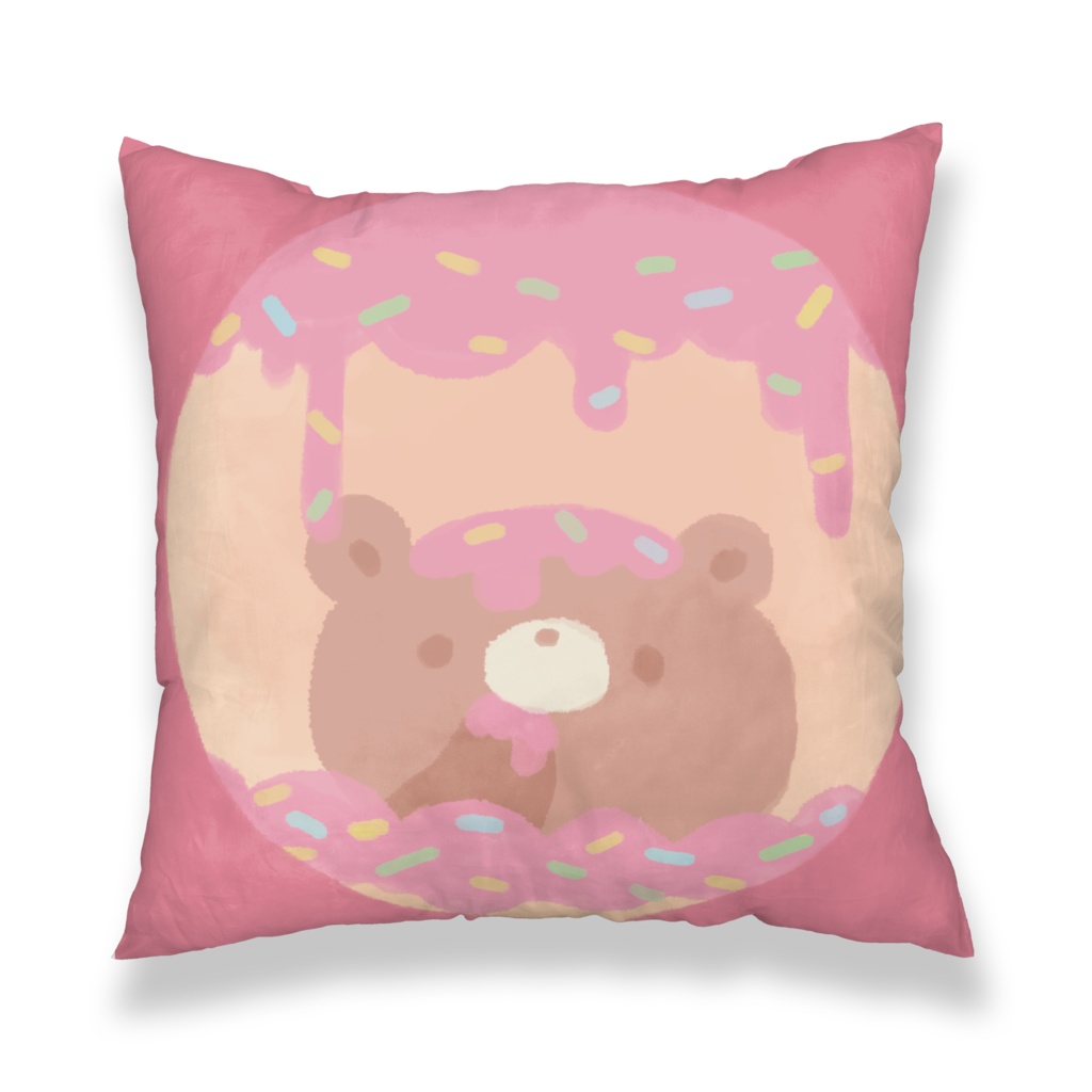 とろけるいちごくまちょこ クッションカバー