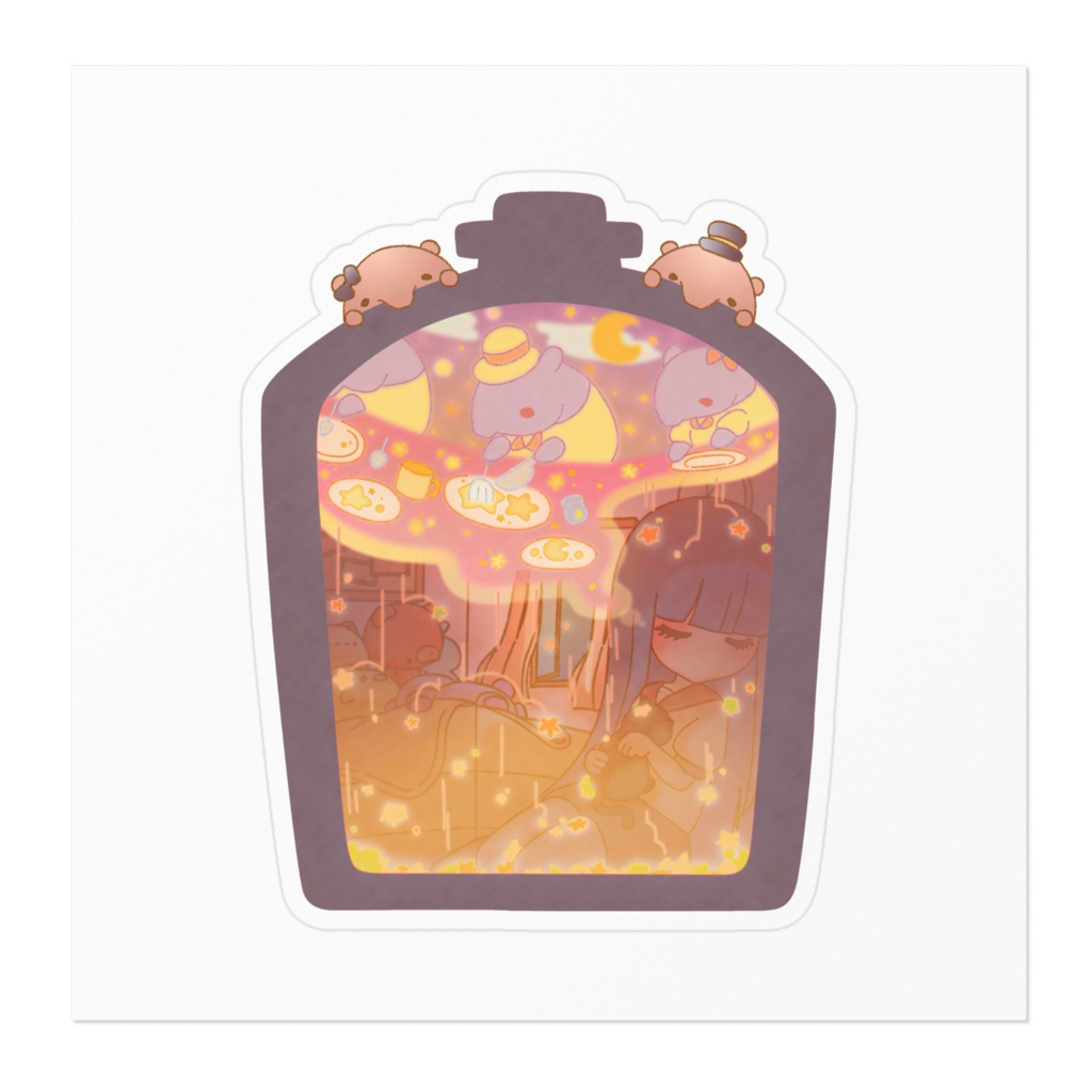 ばくちゃんのゆめ ステッカー