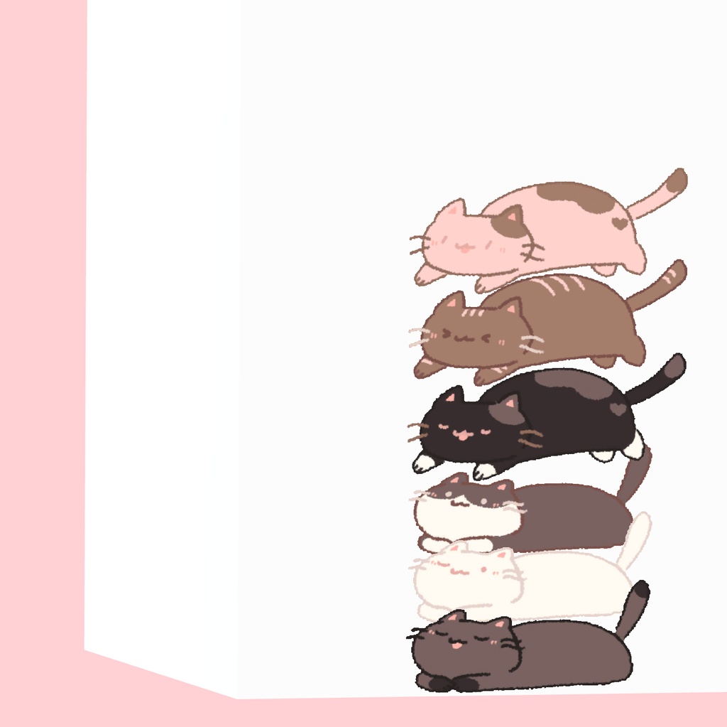 隙間からはえてくる『スキマネコ』