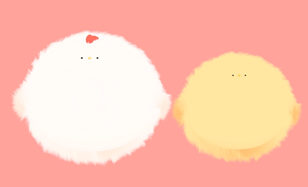 ふわふわのにわとり PhysBone対応!!